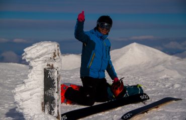 mathieu sommet du Mt ASAHI 2291m_
